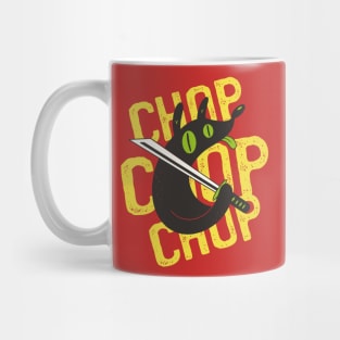 Chop chop - dog with sword Mug